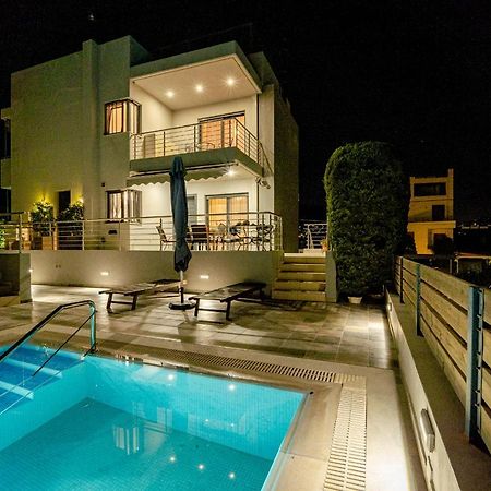 Villa The Palm, Beach & Airport Closeby - Pool Pórto Ráfti 외부 사진