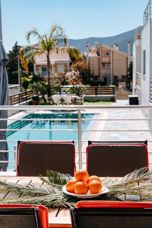 Villa The Palm, Beach & Airport Closeby - Pool Pórto Ráfti 외부 사진