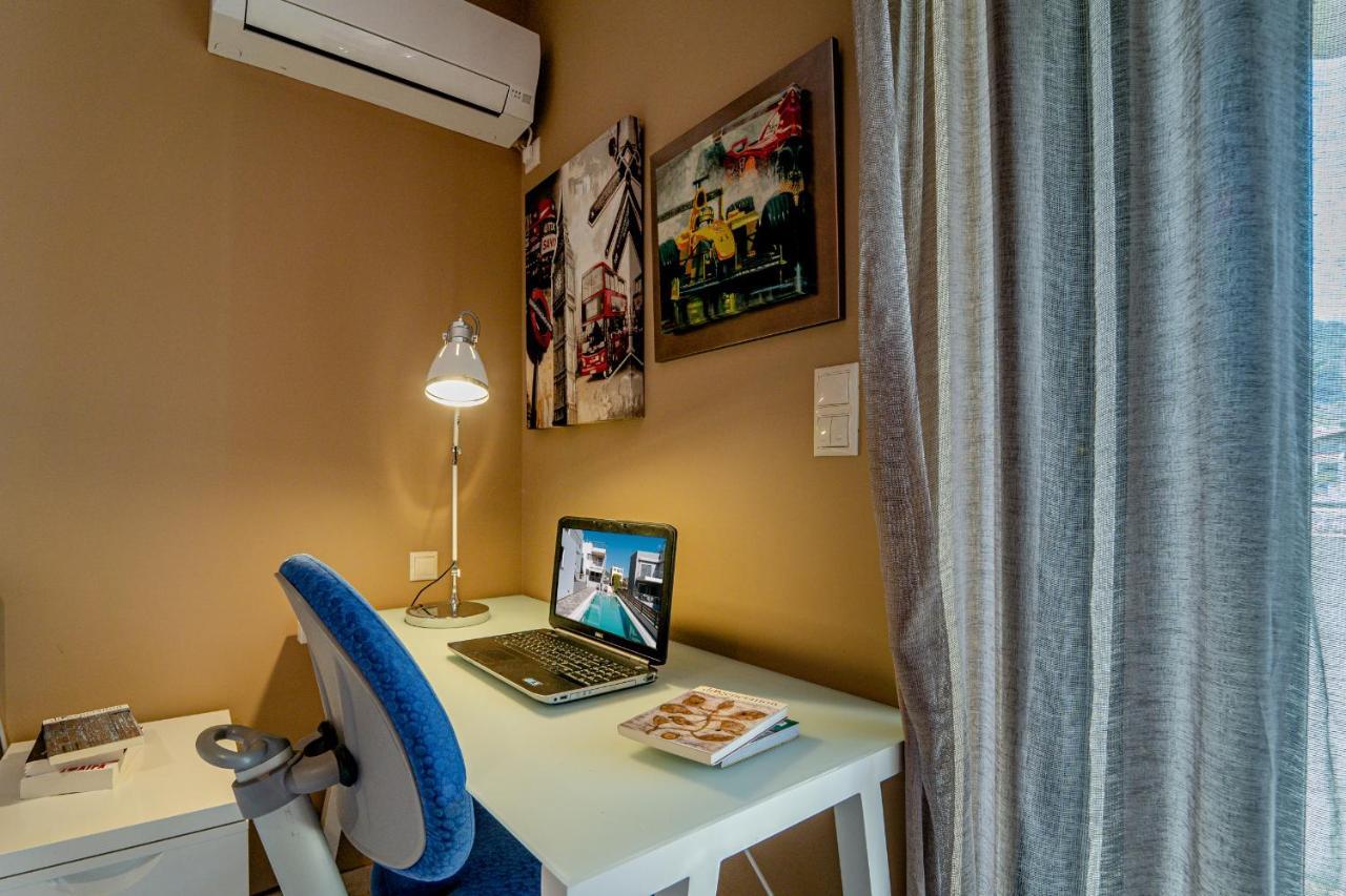 Villa The Palm, Beach & Airport Closeby - Pool Pórto Ráfti 외부 사진