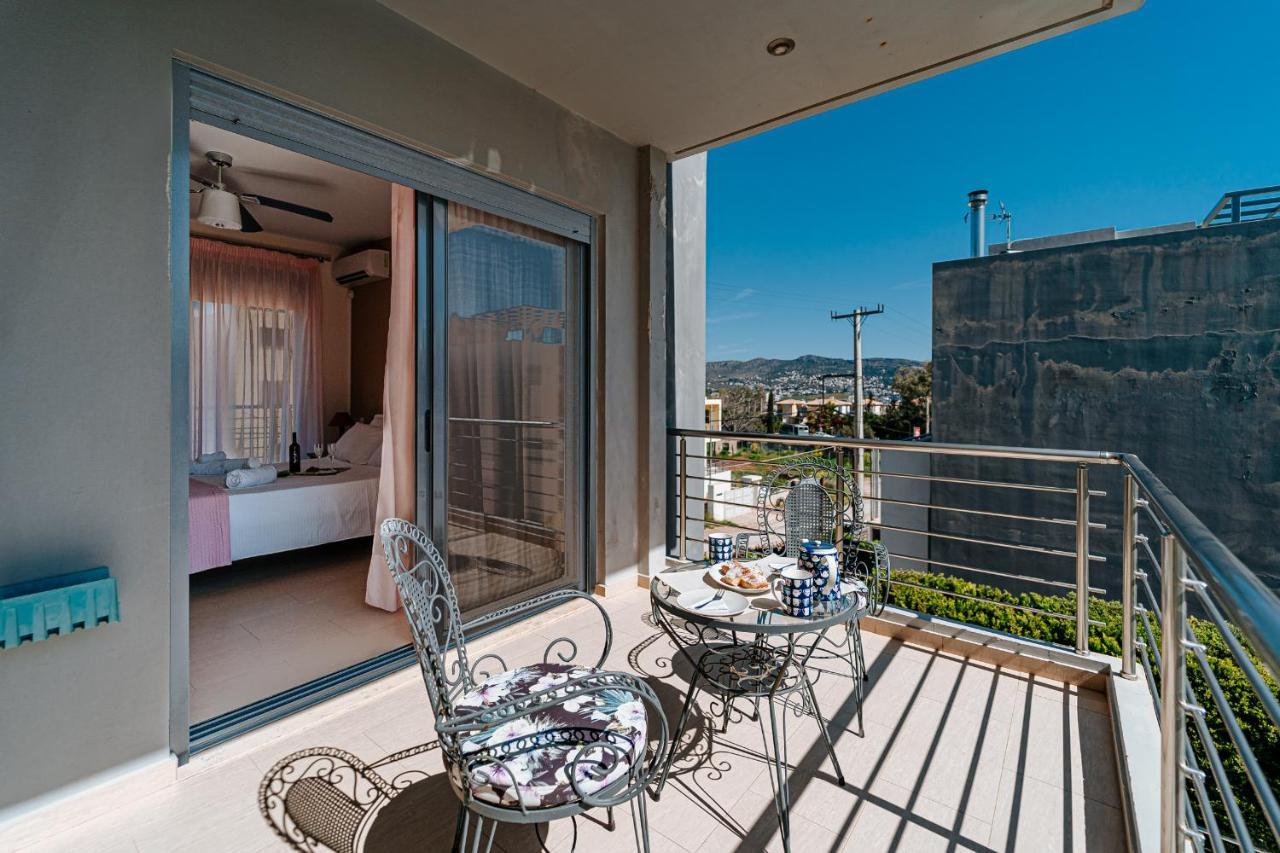 Villa The Palm, Beach & Airport Closeby - Pool Pórto Ráfti 외부 사진