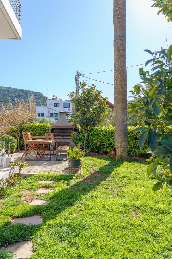 Villa The Palm, Beach & Airport Closeby - Pool Pórto Ráfti 외부 사진