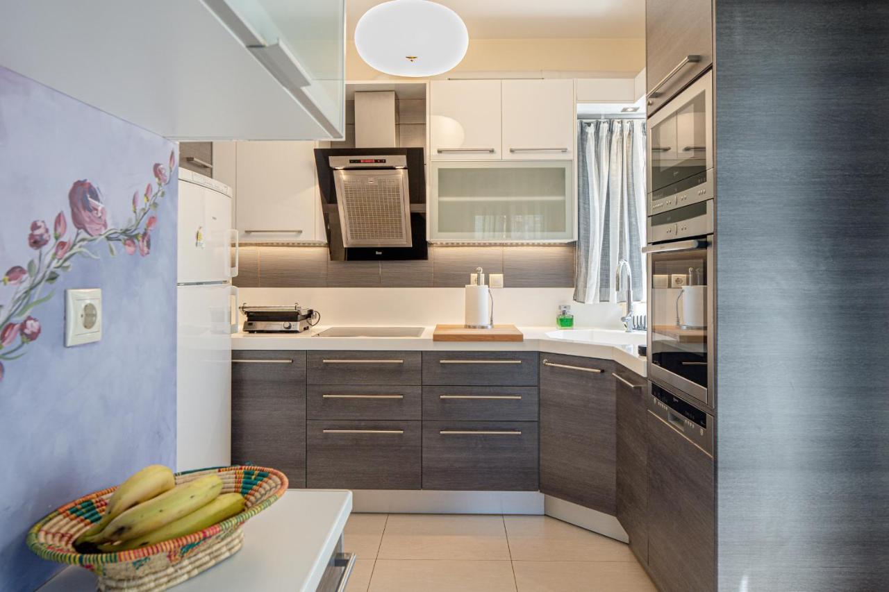 Villa The Palm, Beach & Airport Closeby - Pool Pórto Ráfti 외부 사진