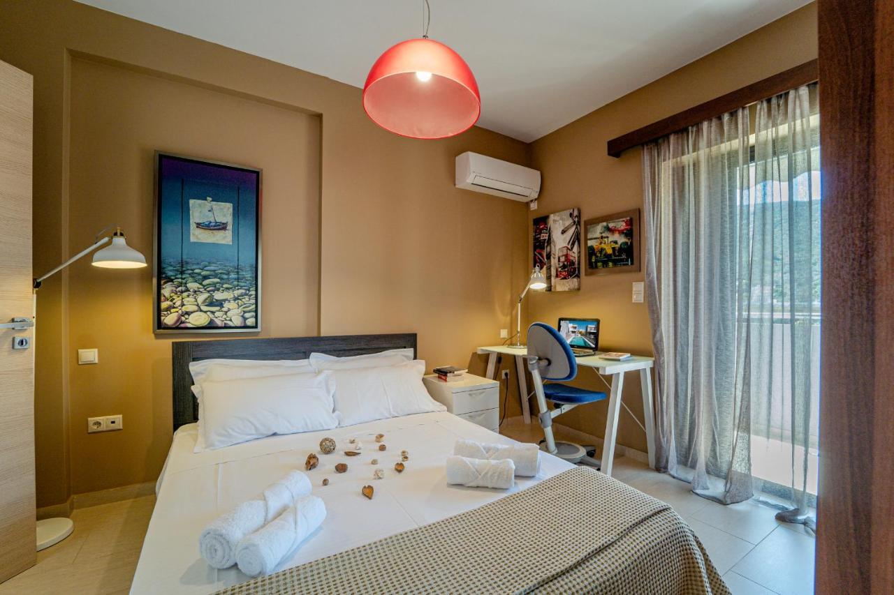 Villa The Palm, Beach & Airport Closeby - Pool Pórto Ráfti 외부 사진