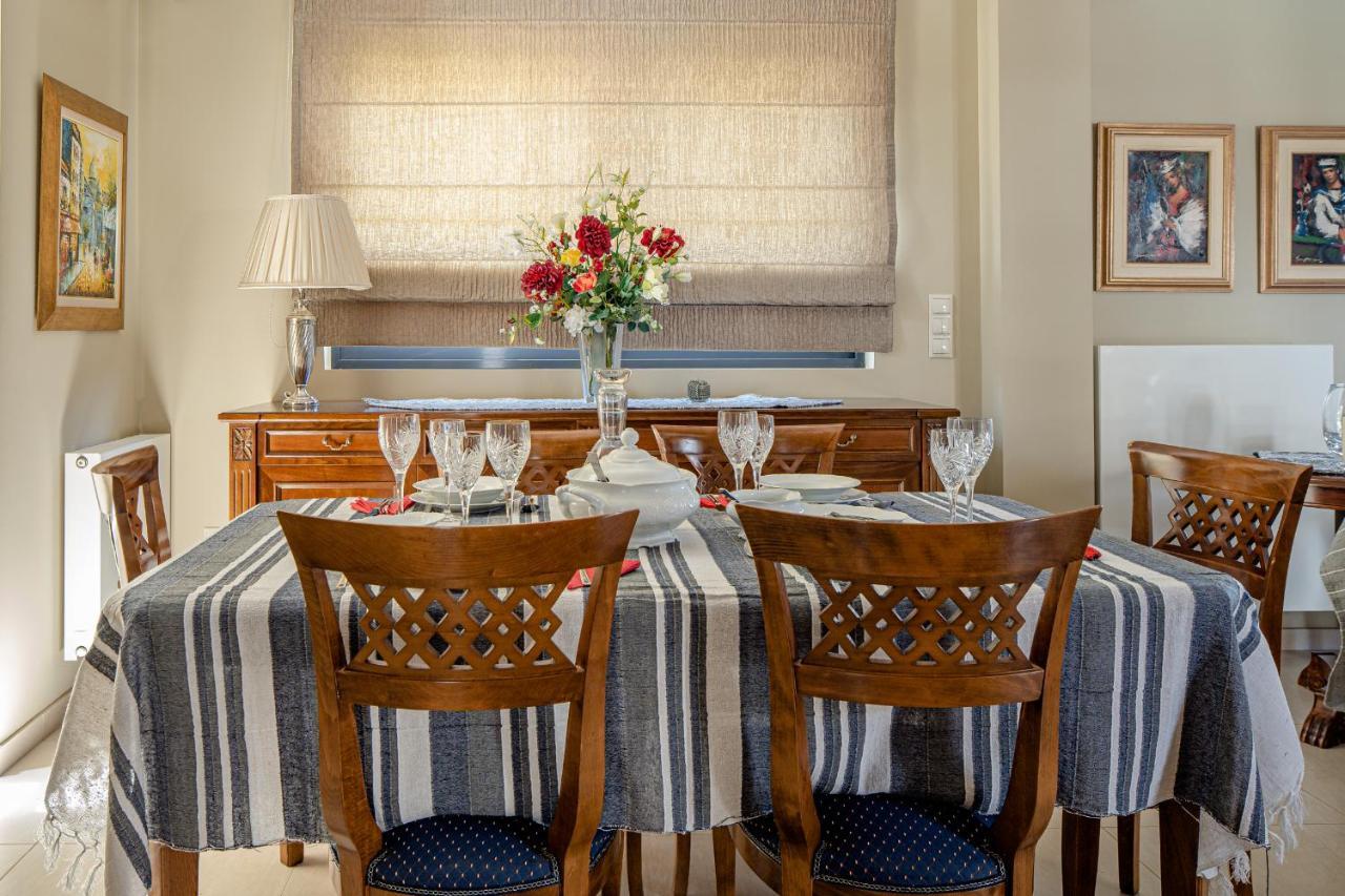 Villa The Palm, Beach & Airport Closeby - Pool Pórto Ráfti 외부 사진