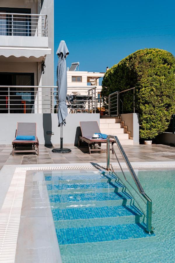 Villa The Palm, Beach & Airport Closeby - Pool Pórto Ráfti 외부 사진
