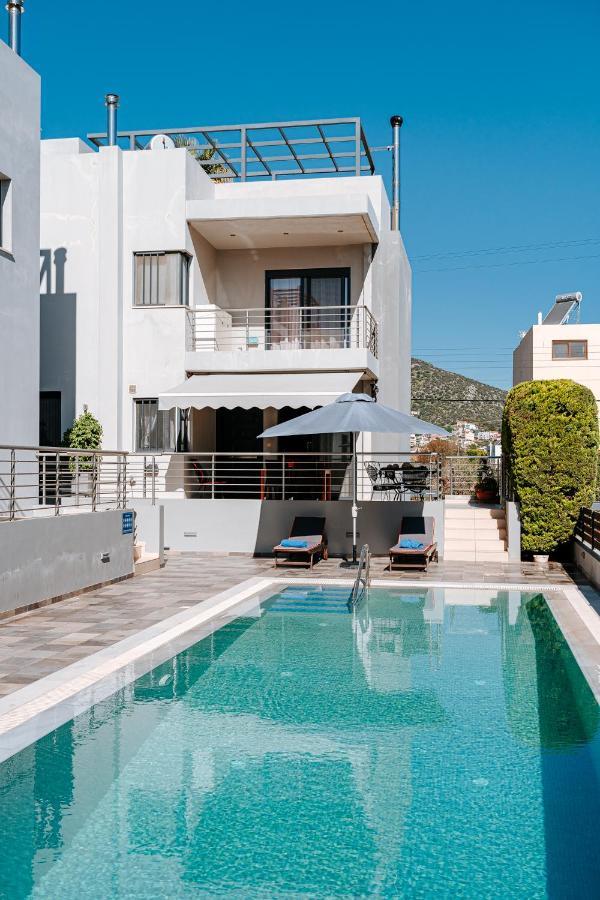 Villa The Palm, Beach & Airport Closeby - Pool Pórto Ráfti 외부 사진